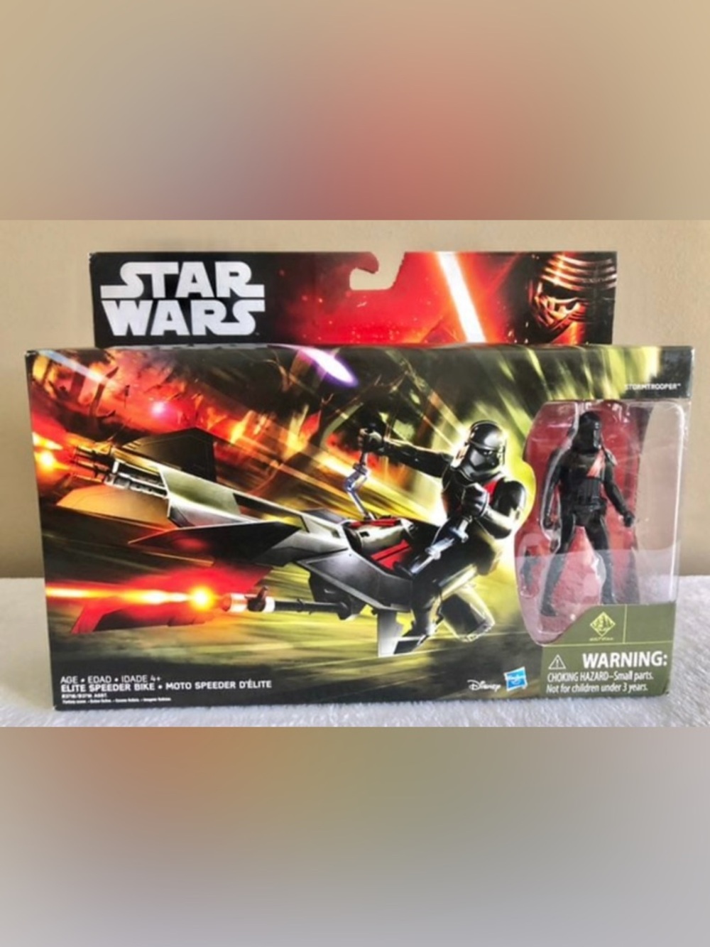 NIB STAR WARS The Force Awakens 3.75" Elite Speeder Bike